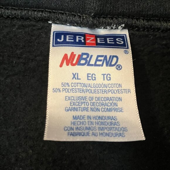 Jerzees Womens Vintage Y2K Cal Poly Water Polo Horse Hoodie Size XL Black SP EXC - Picture 4 of 8